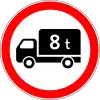 No entry for heavy vehicles