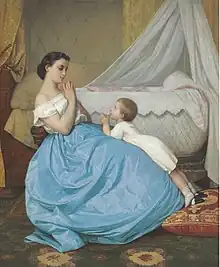 A Bedtime Prayer, 1858