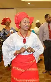 Ìró and Bùbá with gele