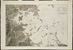 Image 2A survey of Boston Harbor from Atlantic Neptune. (from History of cartography)