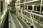 The Upper Level of a Gallery Car. Usually, there is a Rack in the Dropdown for Baggage.