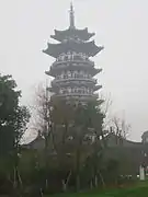 The Egret Tower in Yanghu Wetland Park