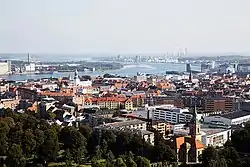 Panoramic view of Aalborg (September 2018)