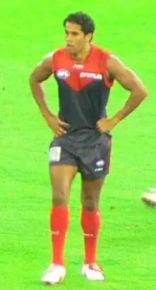 Aaron Davey played 178 matches for Melbourne from 2004 to 2013