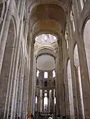 Vaulted ceiling of Abbey Church of Sainte-Foy (end of 11th century)