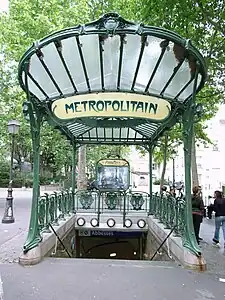 Abbesses station entrance