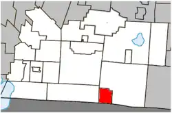 Location within Brome-Missisquoi RCM.