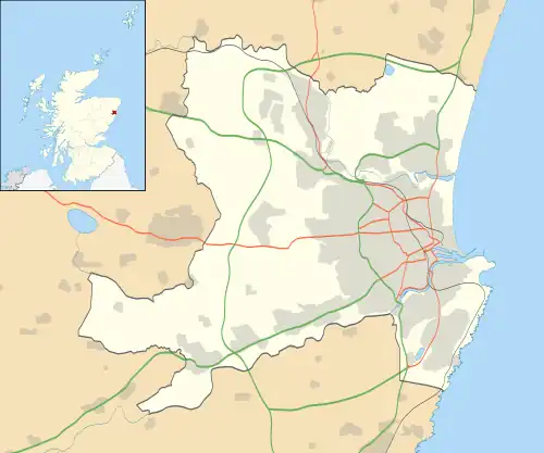 Dyce is located in Aberdeen