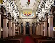 Interior of the cathedral