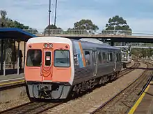 Goodwood station in 2005, with the Goodwood Overpass in the background