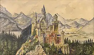 Neuschwanstein Castle (different version)