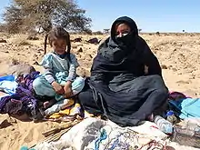 Image 9A Moorish family in the Adrar Plateau. (from Mauritania)