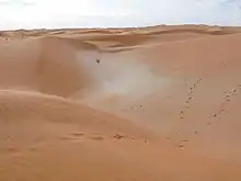 Image 1Sandy area west of Chinguetti (from Mauritania)