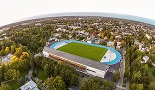 Pärnu Rannastaadion with surroundings in 2016