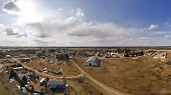 Aerial image of Canwood looking towards the west