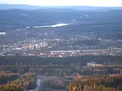 Undulating hilly land of Central Sweden at Hagfors, Värmland