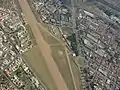 Aerial view of the Aeroclub of Rio Claro.