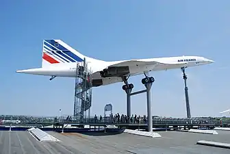 Production Concorde with area ruled tail