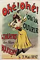 Poster Ohé Ohé On va ouvrir, Théâtre des Folies-Marigny, 1897