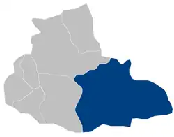 Location of Jawand District in Badghis Province