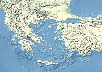 Eion is located in The Aegean Sea area