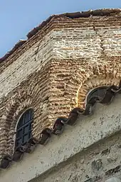 Detail of the dome exterior.