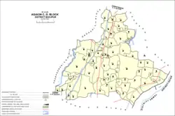 Map of Narayanpur in Agiaon block