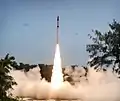 DRDO conducting the Agni-IV demonstration on Dr Abdul Kalam Island