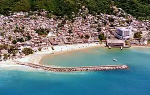 Aguadilla Pueblo and its harbor.