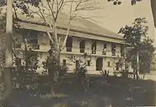 Emilio Aguinaldo's quarters in Manila following his capture by the Americans.