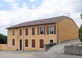 The town hall in Ahéville