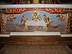 Altar with two pelerins of St. James