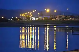 Ahuriri viewed from Westshore Beach