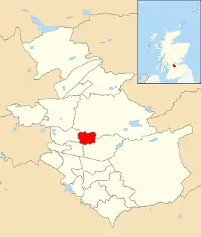 Location of the ward