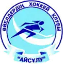 Alternate color scheme of the Aisulu Almaty logo, used as the primary color scheme until 2020