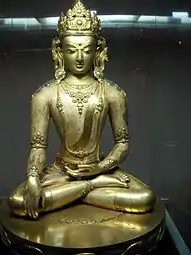 Statue of Akshobhya in the Zanabazar Museum of Fine Arts