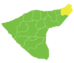 Al-Malikiyah Subdistrict in Syria