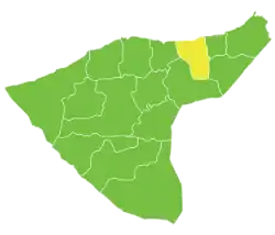 Al-Qahtaniyah Subdistrict in Syria