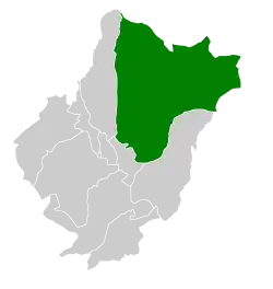 Location of Al Aqiq governorate in Al Bahah Region