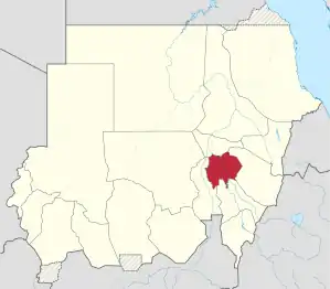 Location in Sudan