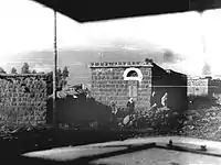 Residents of al-Zuk al-Tahtani seen from a Palmach convoy. 1947.