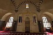 A closer view of the mihrab