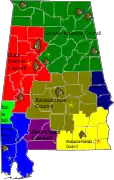 Boy Scout Council Map