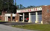 Modern fire station