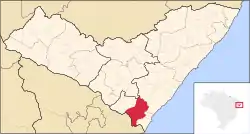 Location in Alagoas  state