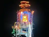 Lion Vahanam in Night