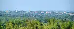 Remote view of Alaminos City skyline