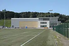 Lennoxtown, the training ground of Celtic F.C.