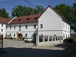 The Alba County Prefecture building of the interwar period, currently the headquarters of the Alba County Schools Inspectorate.