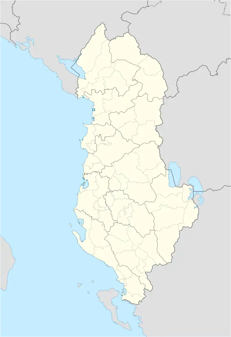 Valbonë is located in Albania